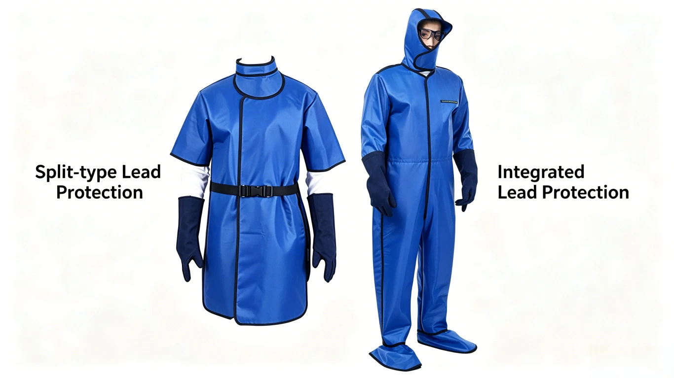 Integrated vs Split Lead Radiation Shielding Integrated vs Split Lead Radiation Shielding